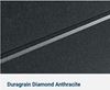 Изображение Ворота секционные LPU 42 2750x2500 мм duragrain L-гофр цвет Diamond anthracite