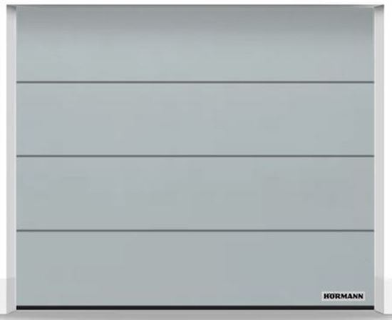 Изображение Ворота секционные LPU 42 3000x2125 мм duragrain L-гофр цвет Diamond grey