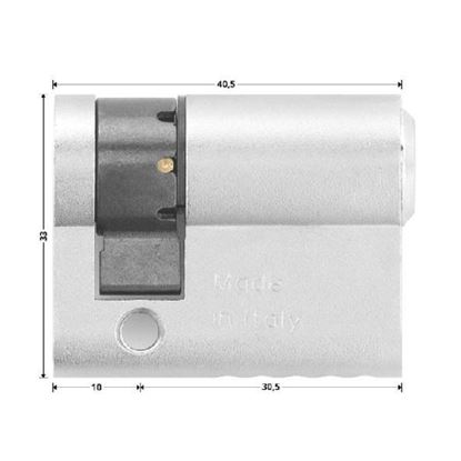 Изображение Профильный цилиндр 30+10 мм для ручки -замка ворот LPU. Арт.3091449
