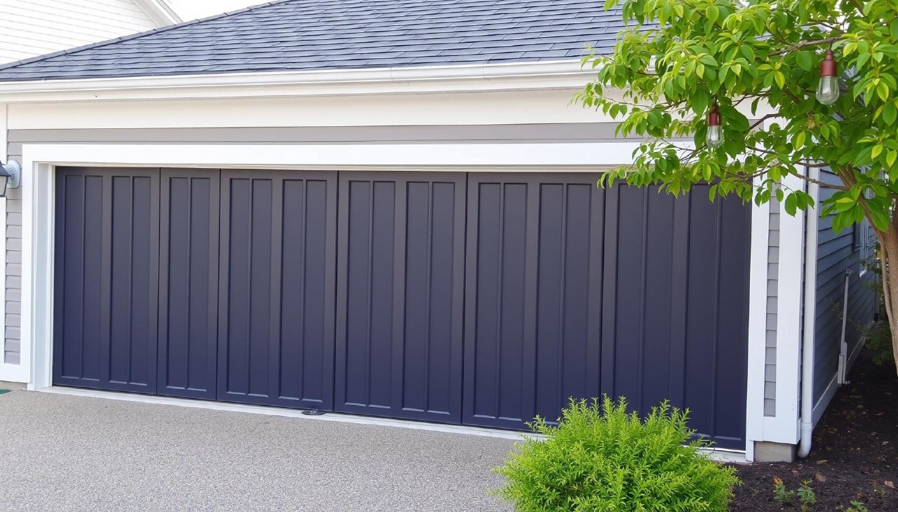 складные ворота для гаража