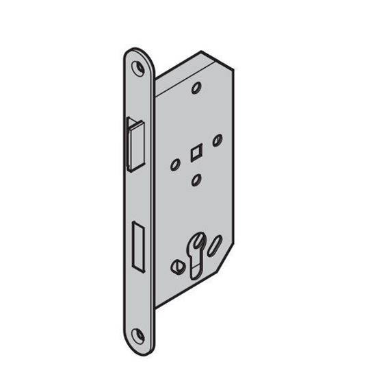 Изображение Замок двери ZK, OIT под вставку PZ (правый) Арт.1912110022; 545813