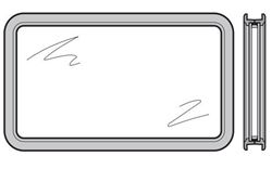 Изображение Сэндвичное остекление типа E, для двустенных секций ворот 42 мм Арт.3057715