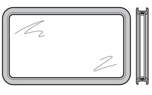 Изображение Сэндвичное остекление типа E, для двустенных секций ворот 42 мм Арт.3057715