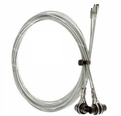 Изображение Проволочная тяга ворот d 3мм с коушем, для направляющей Z, L-2990 Арт.3064354