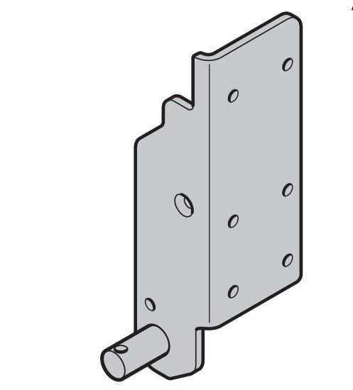 Изображение Насадной элемент, тип S (HV3) для направляющих HG, RG, WG, KG, TG, MG справа, оцинкованное исполнение Арт.3089806