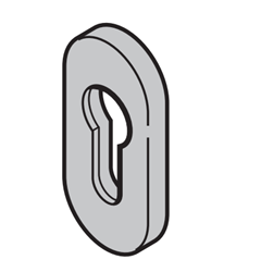 Изображение Овальная розетка, изнутри (приклеиваемая) Арт.691124