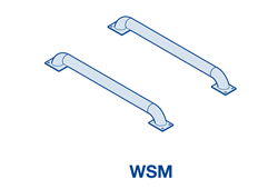 Изображение Колесные направляющие из оцинкованной стали WSM