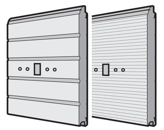 Изображение Секция ворот S-гофр, Stucco, нижняя RAL 9002 Арт.3056063