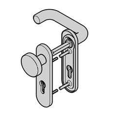 Изображение Гарнитур разных ручек ZK Арт.534757