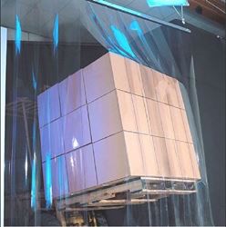 Изображение Экран из ленты ПВХ в проем размером 1500х2200 мм шириной 200 мм от -40* С до +30*С