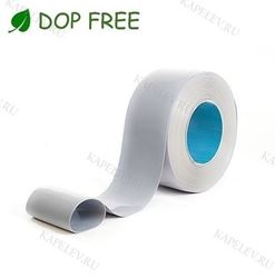 Изображение Лента ПВХ серая гладкая 200*2 до -5*С м.п.Стандарт