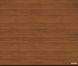 Vorota sekcionny`e LPU 42, 2750x2250, DecoColor, M-gofr, Golden oak (zolotoj dub). Art. 4017217