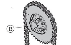 Изображение SPU поводок цепного колеса (В). Арт.3044854