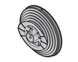 Изображение Барабан для троса L, размер 6. Направляющие V,VU левая б/у. Арт.3086207/1