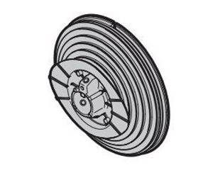 Изображение Барабан для троса L, размер 6. Направляющие V,VU левая б/у. Арт.3086207/1