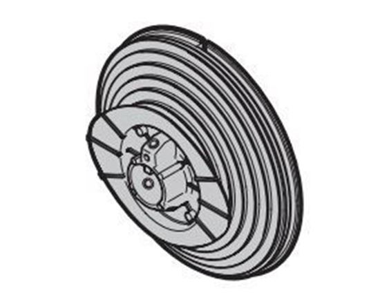 Изображение Барабан для троса L, размер 6. Направляющие V,VU левая б/у. Арт.3086207/1