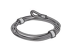 Изображение Трос SPU d -5,5 мм с коушем и зажимом, L -6100 мм. Арт.3095596-6,10