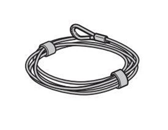Изображение Трос SPU d -5,5 мм с коушем и зажимом, L -6100 мм. Арт.3095596-6,10