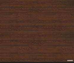 Vorota sekcionny`e LPU 42, 3000x2500, DecoColor, M-gofr, Dark oak (Temny`j dub). Art. 4017233