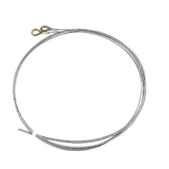 Изображение Проволочный трос d 3 мм, для направляющей N , с коушем 1 шт.L=3780мм. Арт.3064376/1