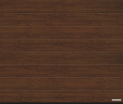 Vorota sekcionny`e LPU 42, 5000x2500, Decograin, M-gofr, Dark oak (temny`j dub). Art. 4017254-CN