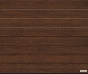 Vorota sekcionny`e LPU 42, 2750x2500, Decograin, M-gofr, Dark oak (Temny`j dub). Art. 4017221-CN