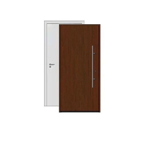 Изображение Входная дверь HTA 1000x2100, DIN L, цвет D2008/RAL9016, Hormann