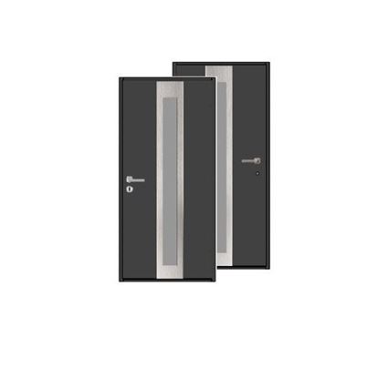 Изображение Входная дверь HTA 1000x2100, DIN R, цвет RAL7016/7016,стекло, Hormann - копия