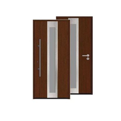 Изображение Входная дверь HTA 1000x2100, DIN R, цвет D2008/D2008,стекло, Hormann