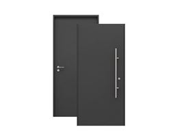 Изображение Входная дверь HTA 1000x2100, DIN L, цвет RAL7016/7016, Hormann
