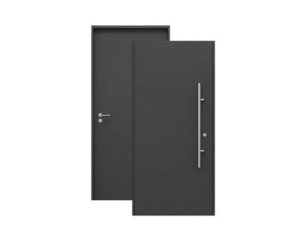 Изображение Входная дверь HTA 1000x2100, DIN L, цвет RAL7016/7016, Hormann