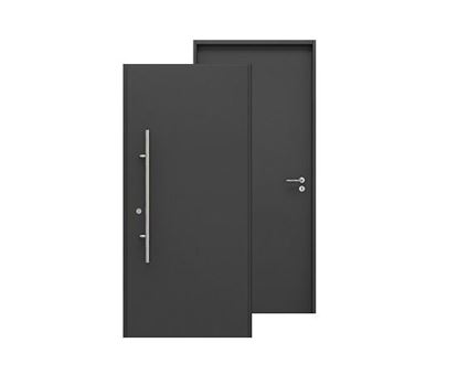 Изображение Входная дверь HTA 1000x2100, DIN R, цвет RAL7016/7016, Hormann