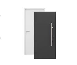 Изображение Входная дверь HTA 1000x2100, DIN L, цвет RAL7016/9016, Hormann