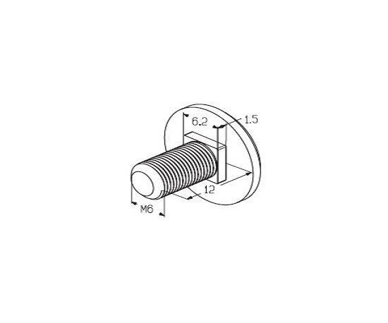 Изображение Болт М6х12 M6x12BKL