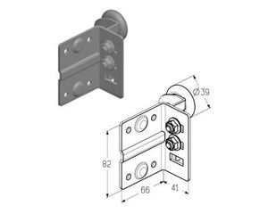 Изображение Кронштейн роликовый верхний RBT-310R