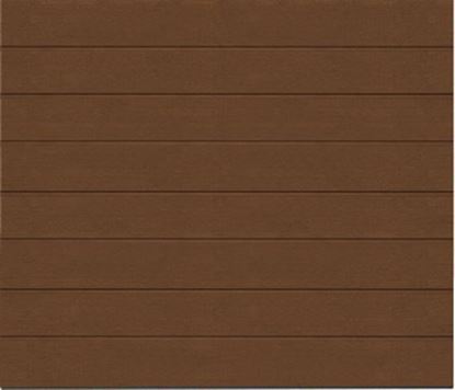 Изображение Ворота секционные Alutech Prestige 2500x2125 Dark Oak Smooth M гофр
