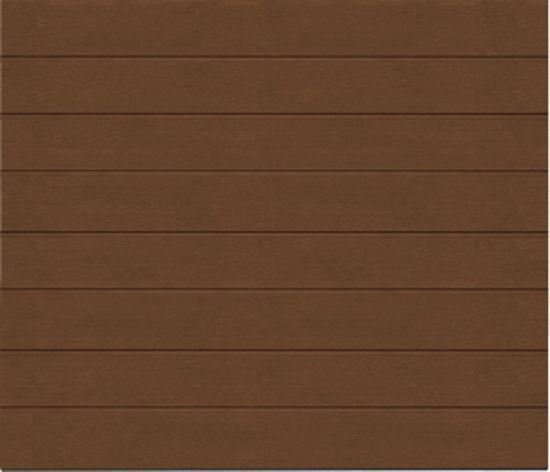 Изображение Ворота секционные Alutech Prestige 2500x2125 Dark Oak Smooth M гофр