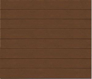 Изображение Ворота секционные Alutech Prestige 2750x2125 Dark Oak Smooth M гофр