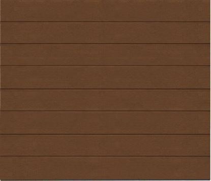 Изображение Ворота секционные Alutech Prestige 2750x2125 Dark Oak Smooth M гофр