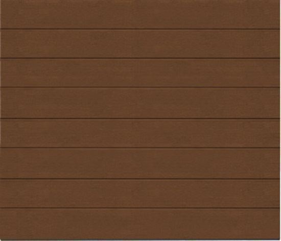 Изображение Ворота секционные Alutech Prestige 3000x2125 Dark Oak Smooth M гофр