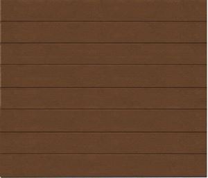 Изображение Ворота секционные Alutech Prestige 2750x2250 Dark Oak Smooth M гофр