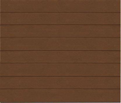 Изображение Ворота секционные Alutech Prestige 2750x2250 Dark Oak Smooth M гофр