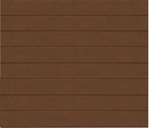Изображение Ворота секционные Alutech Prestige 3000x2250 Dark Oak Smooth M гофр