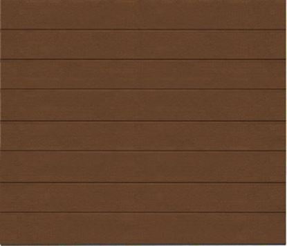 Изображение Ворота секционные Alutech Prestige 2750x2500 Dark Oak Smooth M гофр