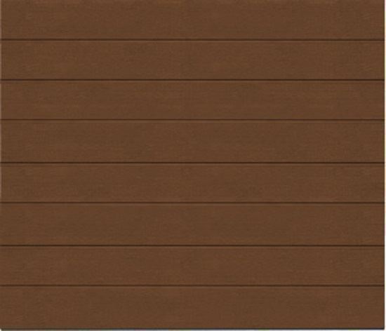 Изображение Ворота секционные Alutech Prestige 2750x2500 Dark Oak Smooth M гофр