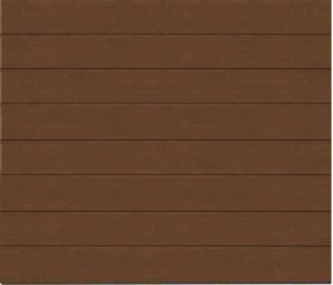 Изображение Ворота секционные Alutech Prestige 3000x2500 Dark Oak Smooth M гофр