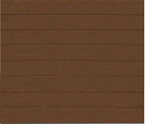 Изображение Ворота секционные Alutech Trend 2500x2125 Dark Oak Smooth M гофр